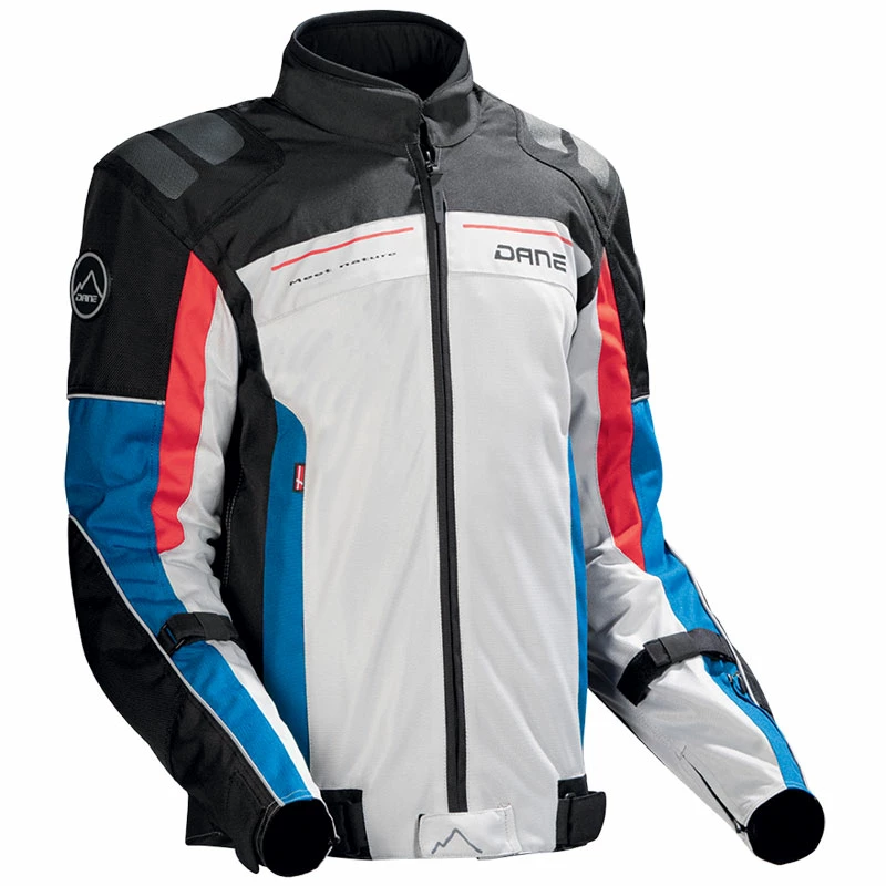 Discount 👍 Ventilated Dane Solrig Jacket Black Silver Blue Red 😍