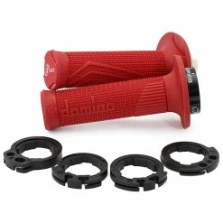 Flash Sale 🔥 Hand Grips Domino D100 D-lock Lock On Grips Red 🔔