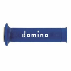 Brand new 💯 Hand Grips Domino A01041c Handgrips Blue White 😀