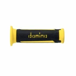 Brand new 🔥 Hand Grips Domino A35041c Handgrips Anthracite Yellow 🧨